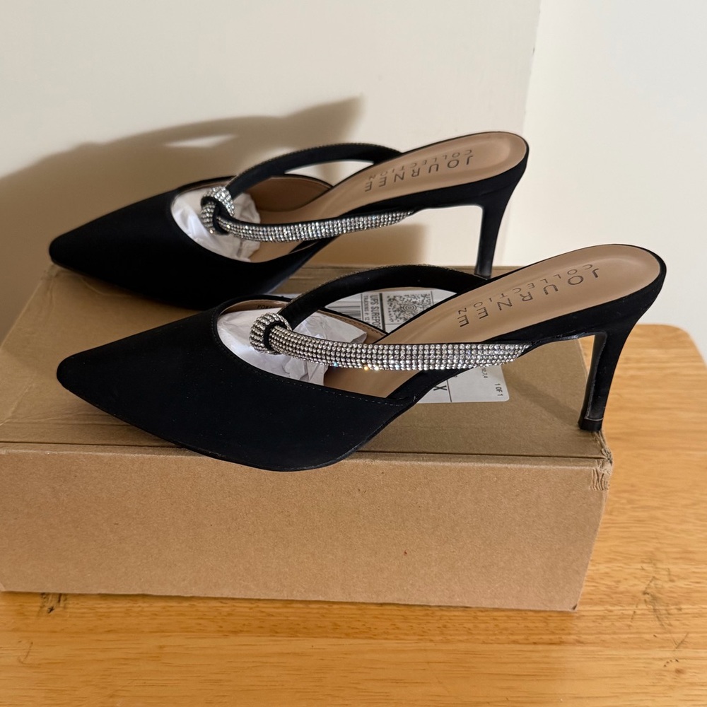 Lunna Rhinestone Heels - Picture 7 of 10